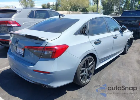 2022 Honda Civic Sport z USA, uszkodzony, nr VIN 2HGFE2F52NH578941